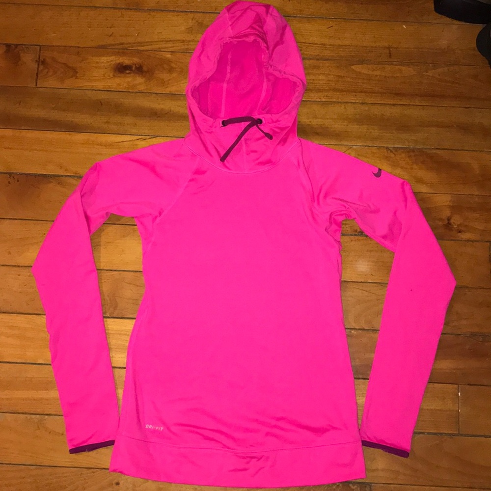 Nike pro DRI-FIT hooded sweatshirt